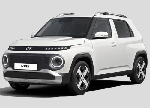 Hyundai INSTER Altlas White Prime Frontansicht